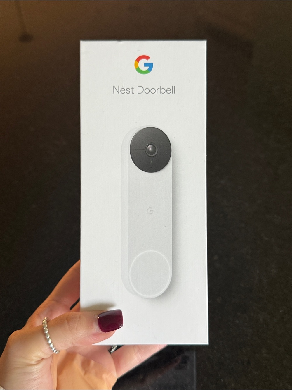 Google Nest Doorbell Snow Colorway